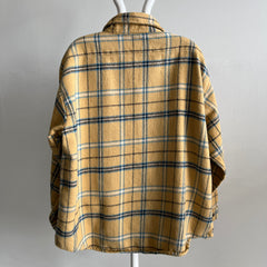 1970s Union Made Structured Cotton Flannel