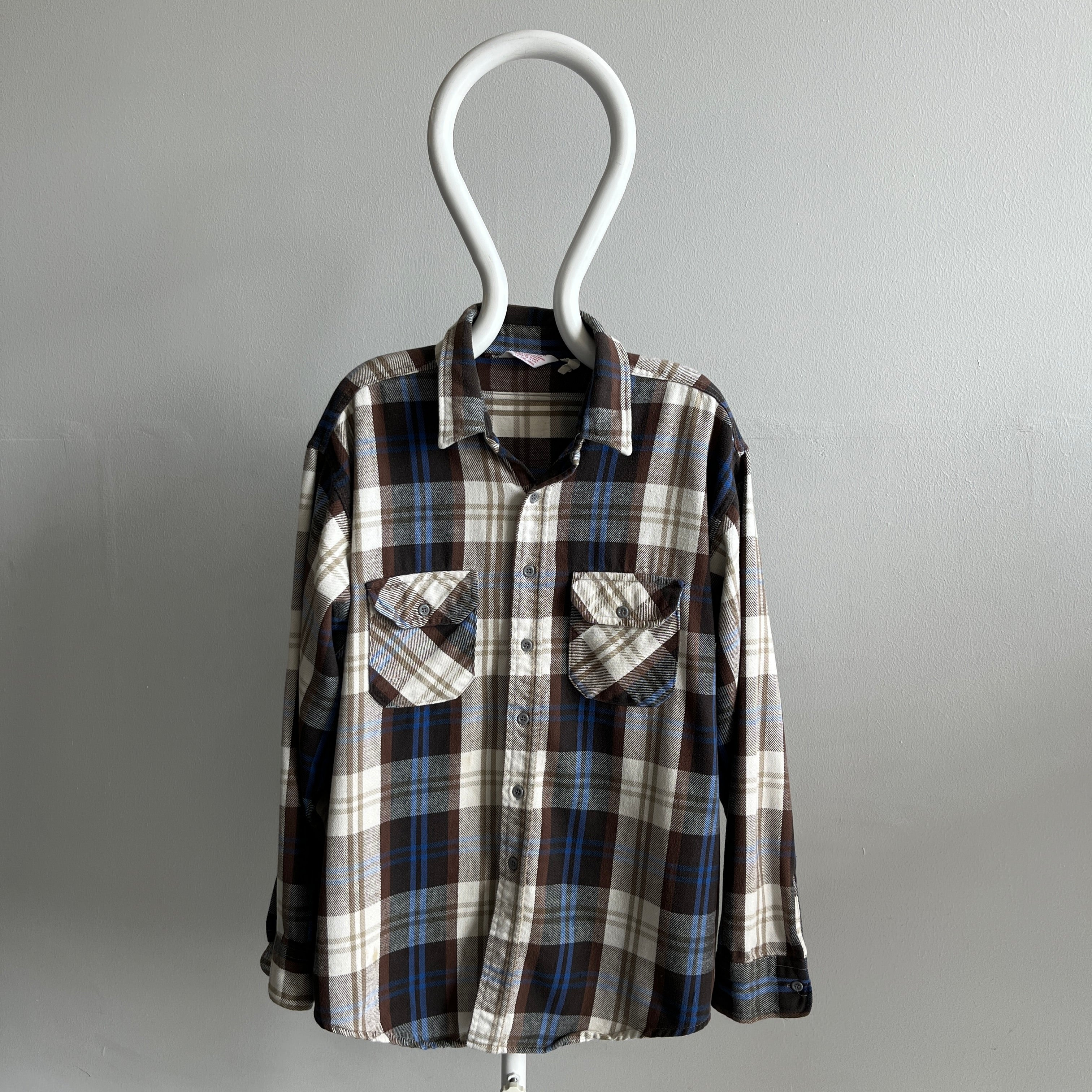 1980s Relaxed Fit Frostproof Cotton Flannel