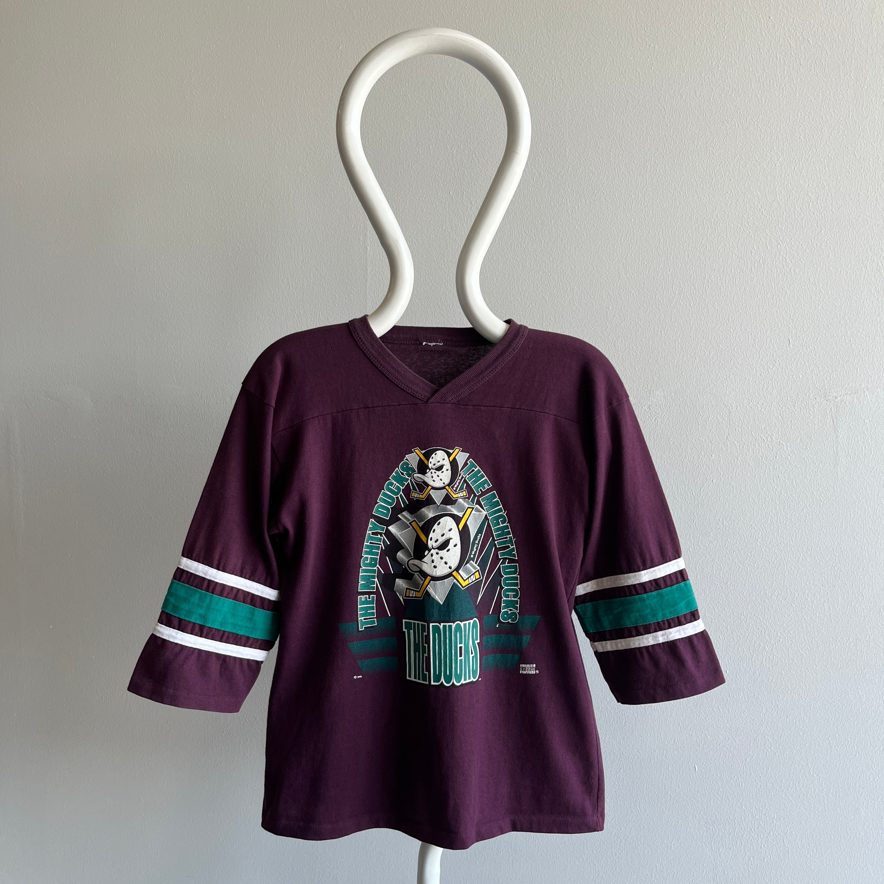 1992 Mighty Ducks NHL Football Shirt (Smaller Size)