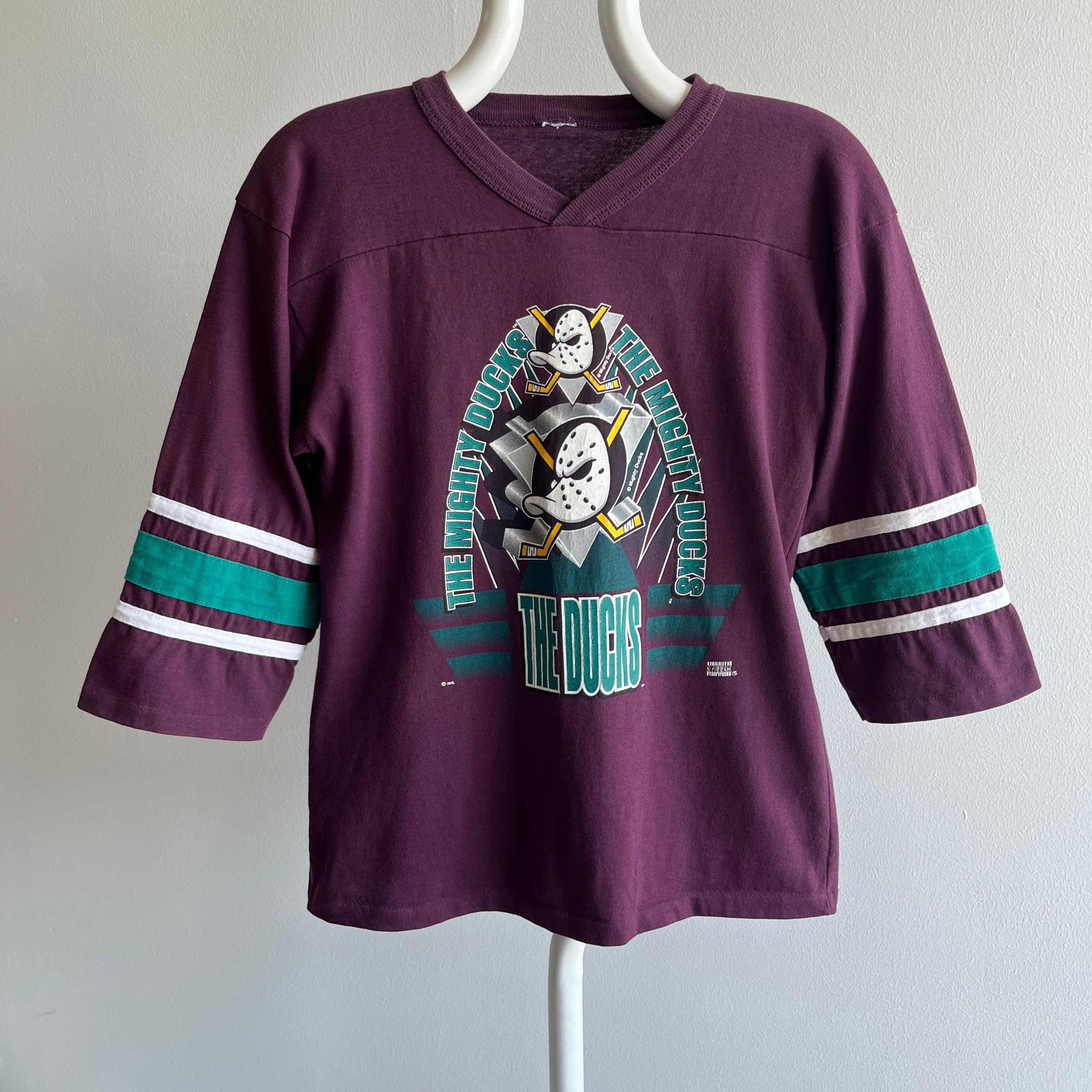 1992 Mighty Ducks NHL Football Shirt (Smaller Size)