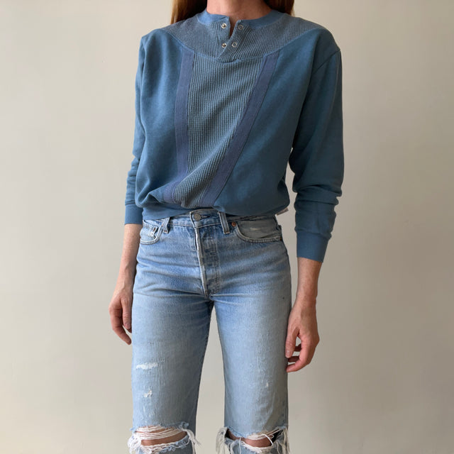 1980s Ocean Pacific Thermal/Sweatshirt - Personal Collection Piece