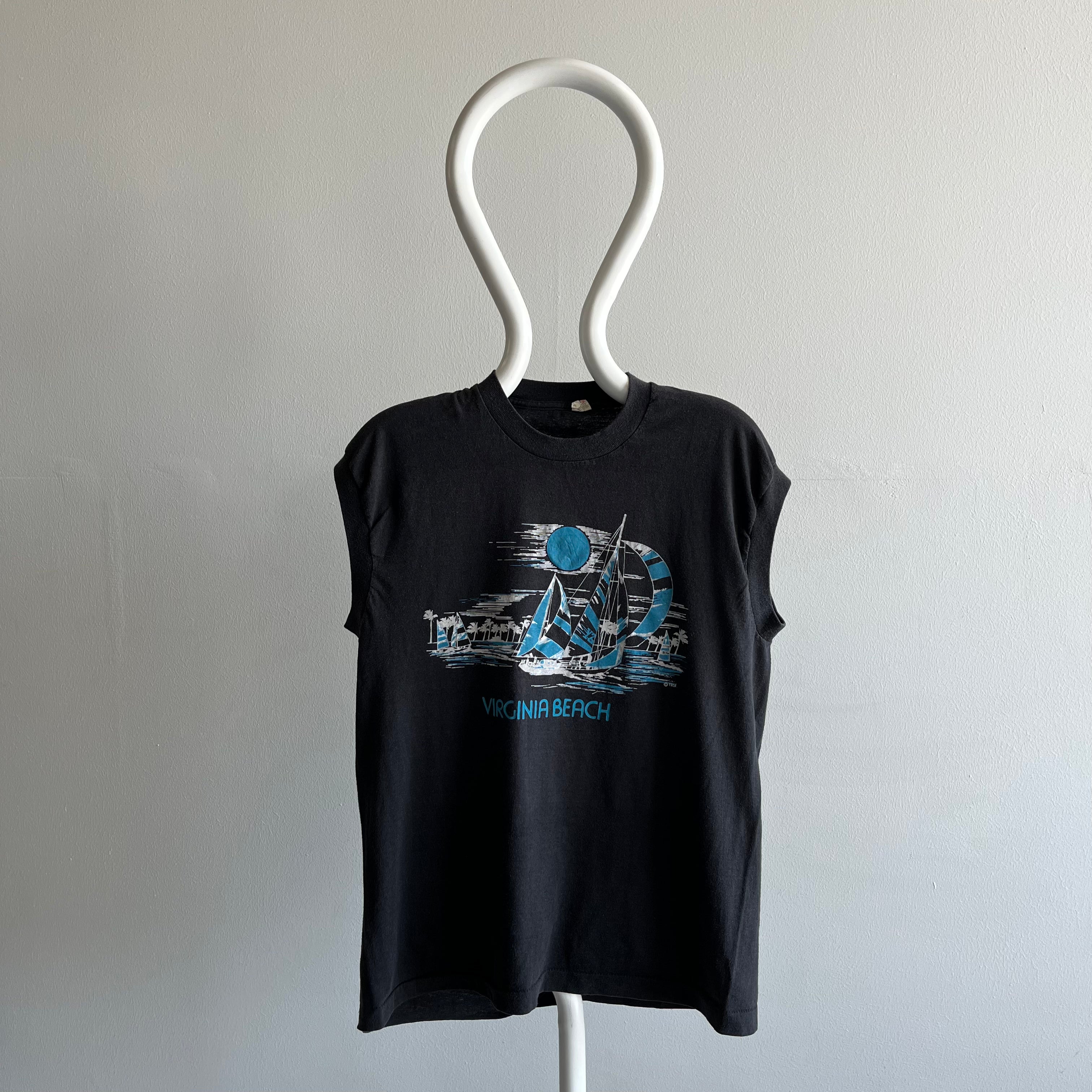 1980s Virginia Beach Muscle Tank by Screen Stars