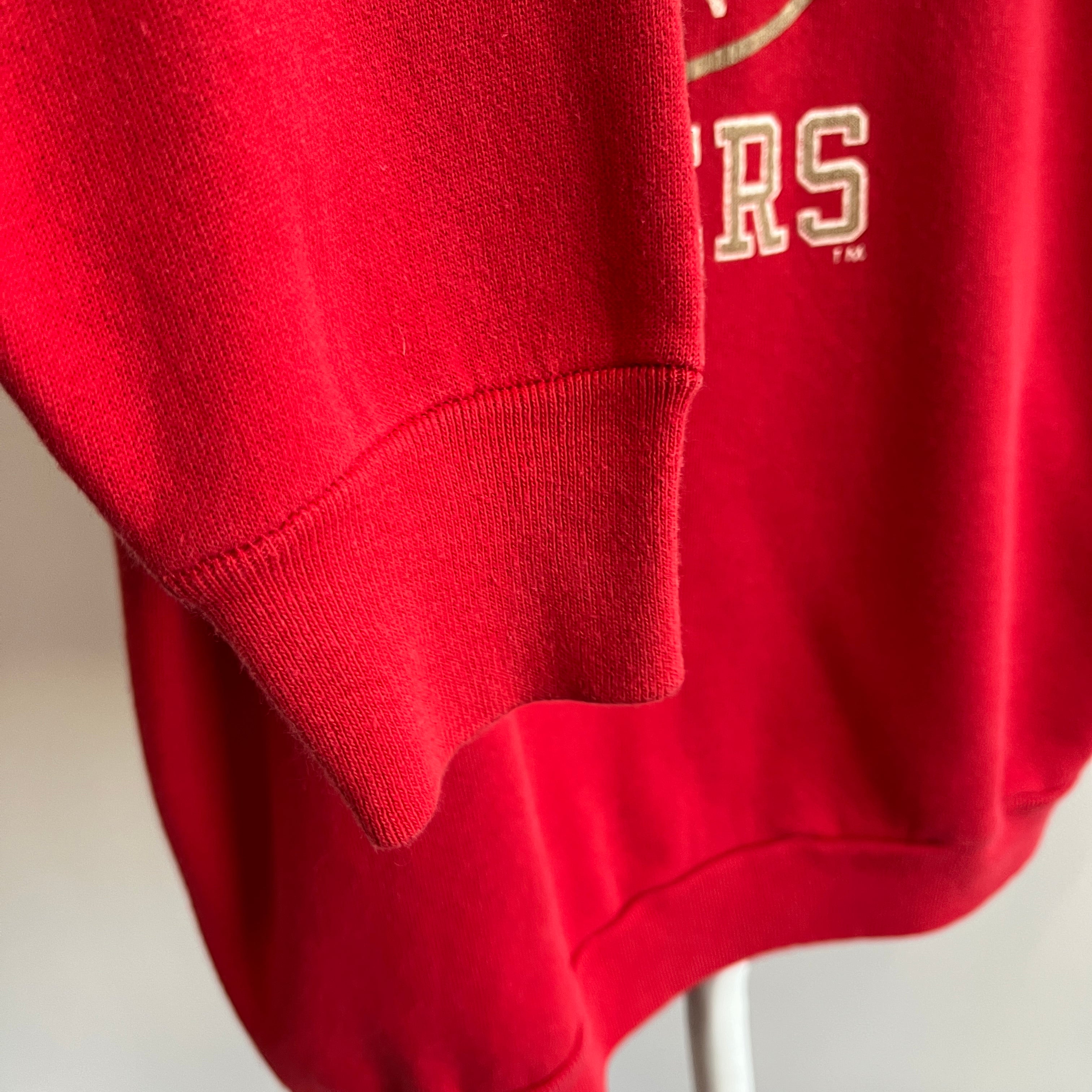 Chainstitch Heavyweight Hoodie Retro San Francisco 49ers - Shop