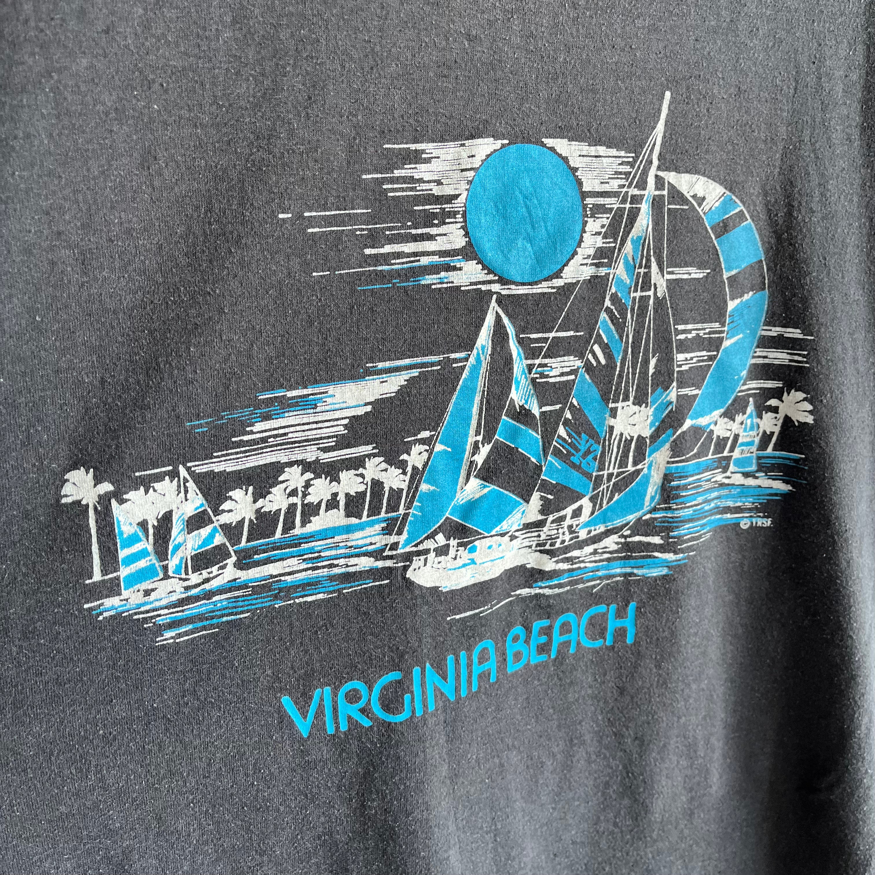 1980s Virginia Beach Muscle Tank by Screen Stars