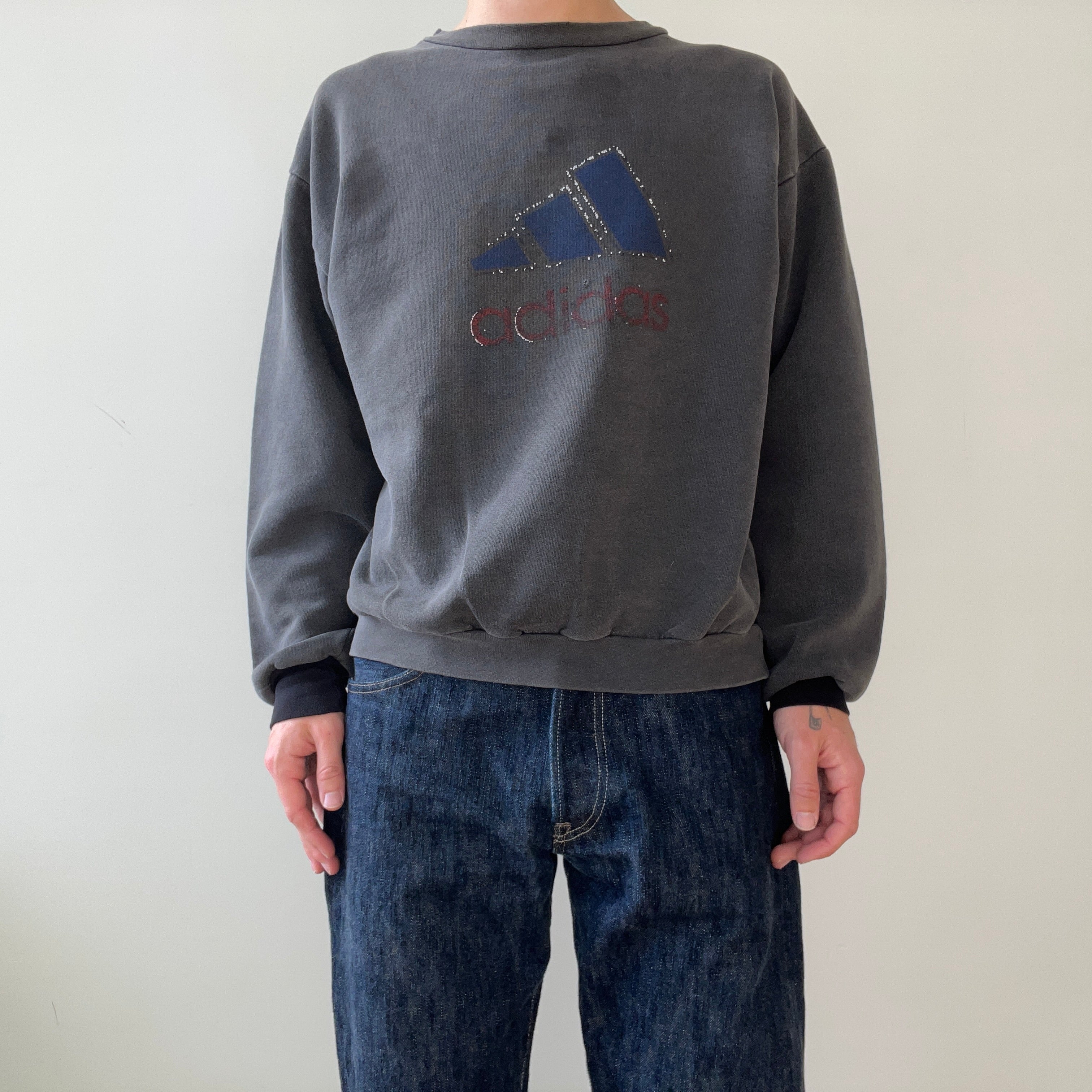 1980s Two Tone Adidas Sweatshirt