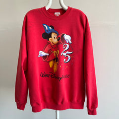 1996 Walt Disney World 25th Anniversary Fantasia Mickey Sweatshirt