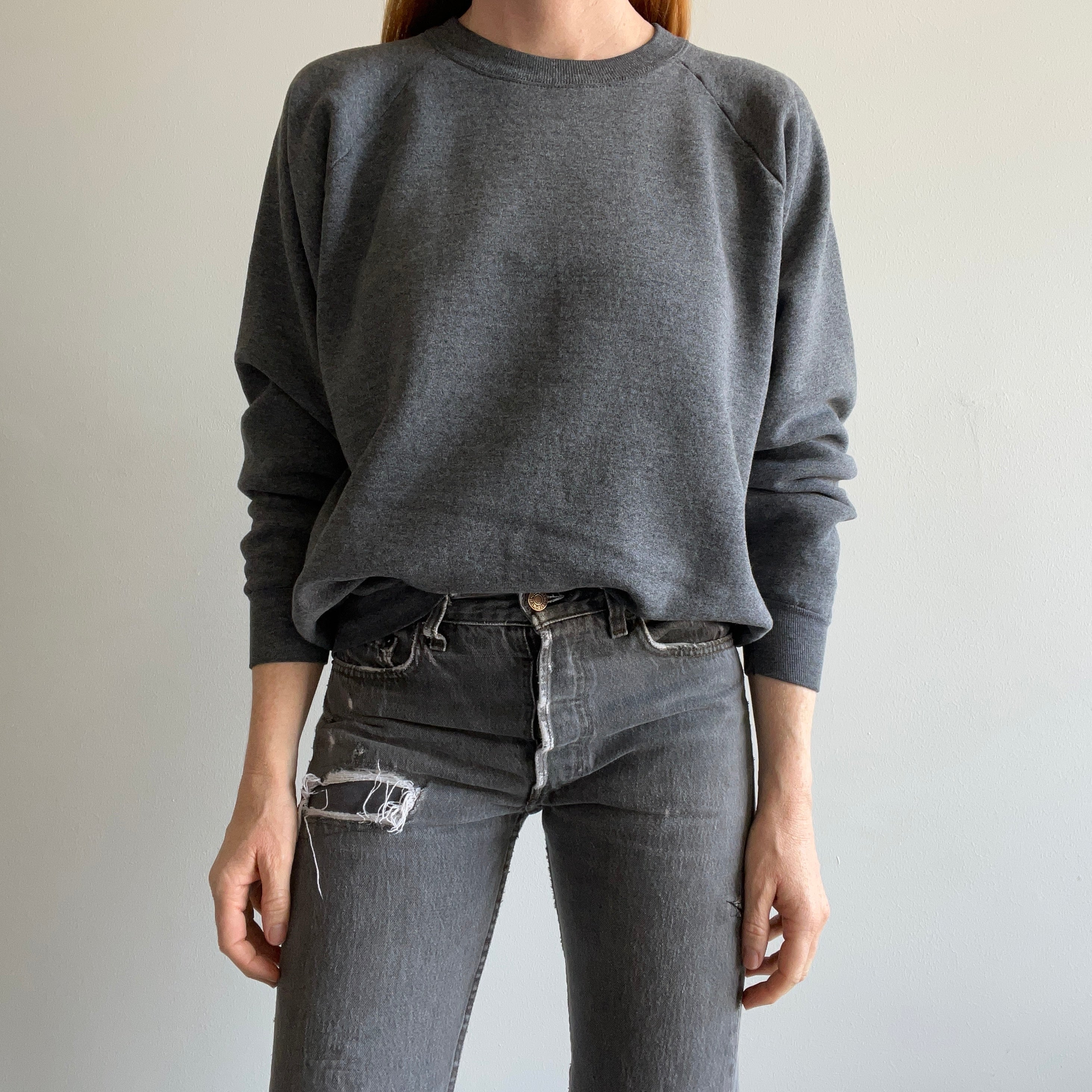 1980s Deep Gray FOTL Sweatshirt