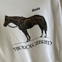 1980s Thoroughbred Alaska Cotton Mock Neck Long Sleeve T-Shirt (I Found Another!)