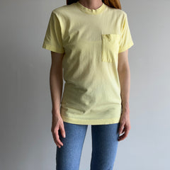 1980s Lemon Meringue FOTL Selvedge Pocket T-Shirt