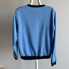 1970s Barely/Never Worn Acrylic - Super Soft - Two Tone Sweatshirt