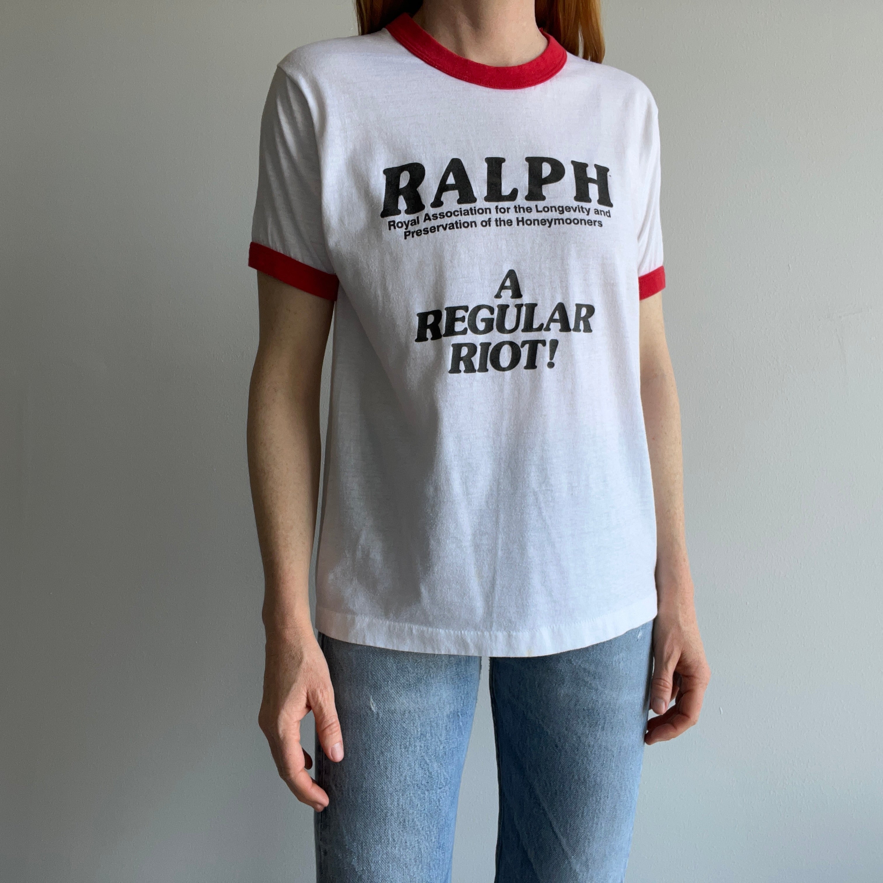 1980s Ralph (Royal Assoc. for The Longevity and Preservation of the Honeymooners) Ring T-Shirt