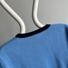 1970s Barely/Never Worn Acrylic - Super Soft - Two Tone Sweatshirt