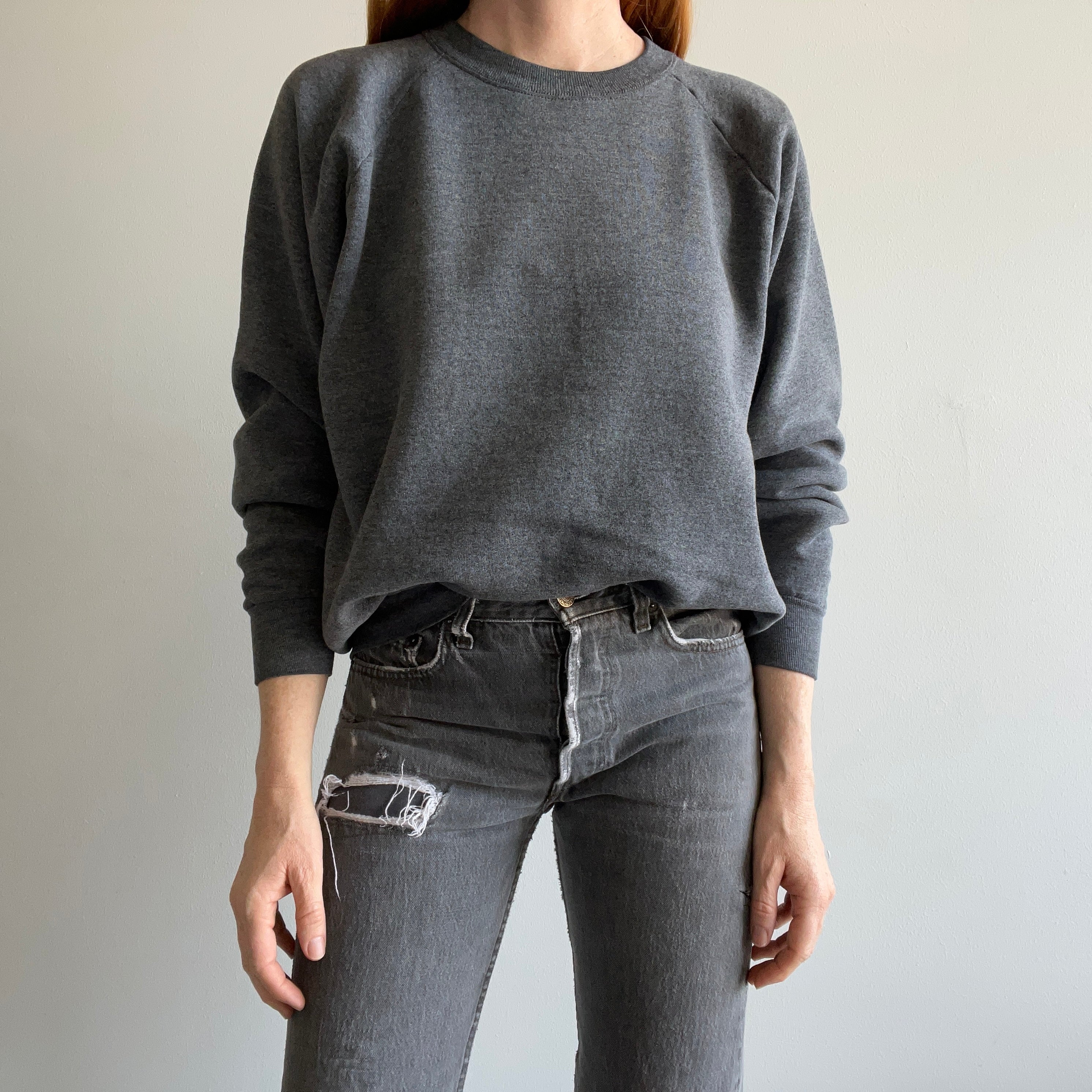 1980s Deep Gray FOTL Sweatshirt