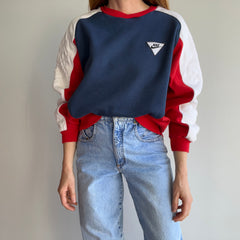 1990s Color Block Nike Quilted Sweatshirt