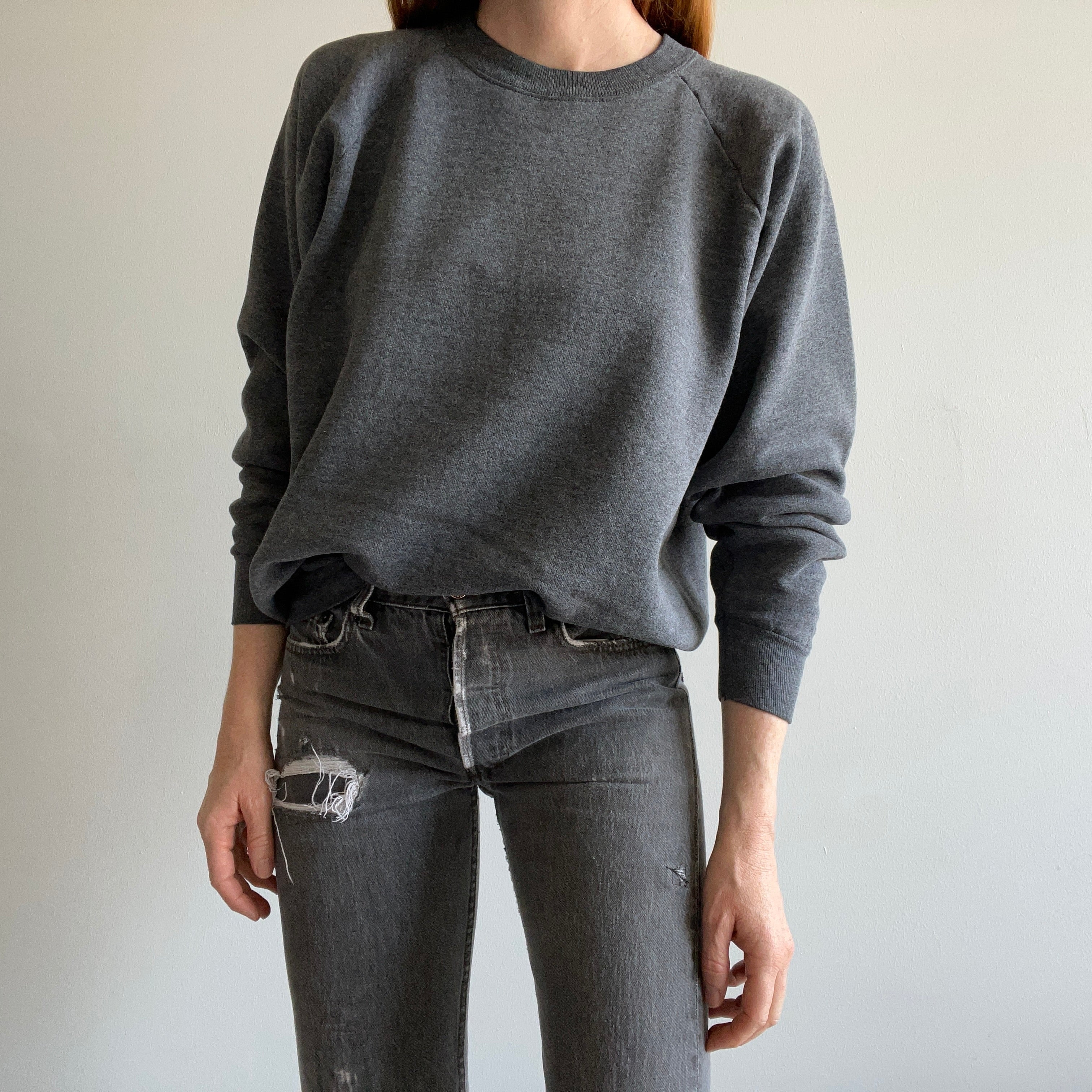 1980s Deep Gray FOTL Sweatshirt