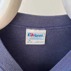 1980s/90s Navy Blue Cape Cod Raglan Sweatshirt - Beat Up