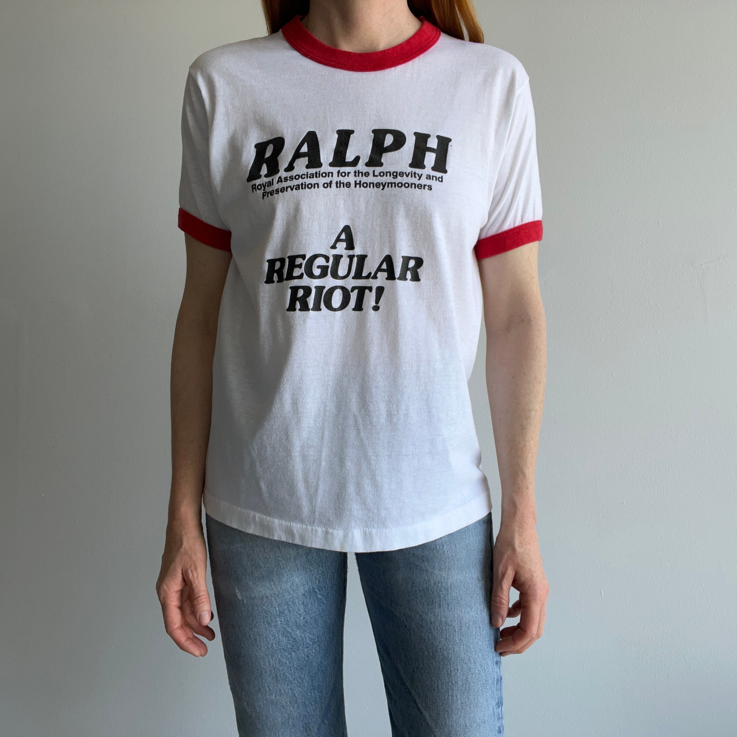 1980s Ralph (Royal Assoc. for The Longevity and Preservation of the Honeymooners) Ring T-Shirt