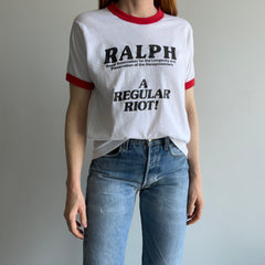 1980s Ralph (Royal Assoc. for The Longevity and Preservation of the Honeymooners) Ring T-Shirt