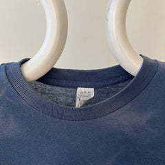 1990s Faded Navy Pocket T Shirt