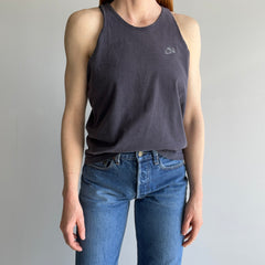 1980s USA Made Faded Black to Gray Nike Cotton Tank
