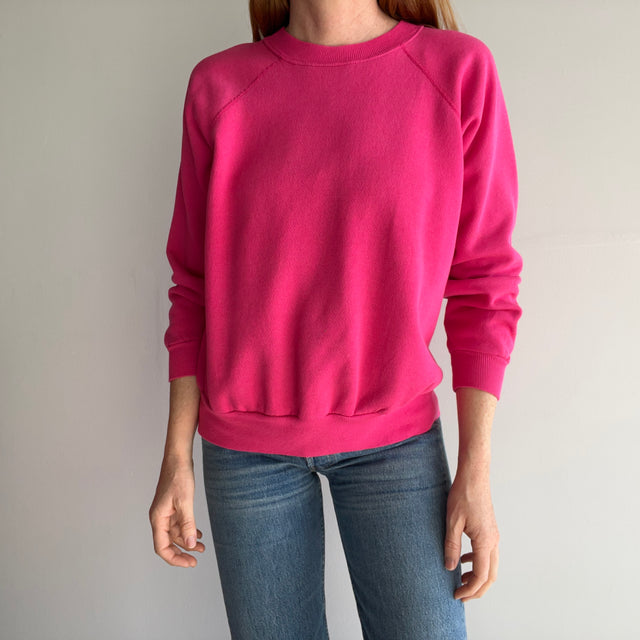 1980s Hot Pink Sweatshirt by Pannill