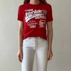 1985 Cardinals vs. Kansas City Royals - Interstate Series Baseball T-Shirt