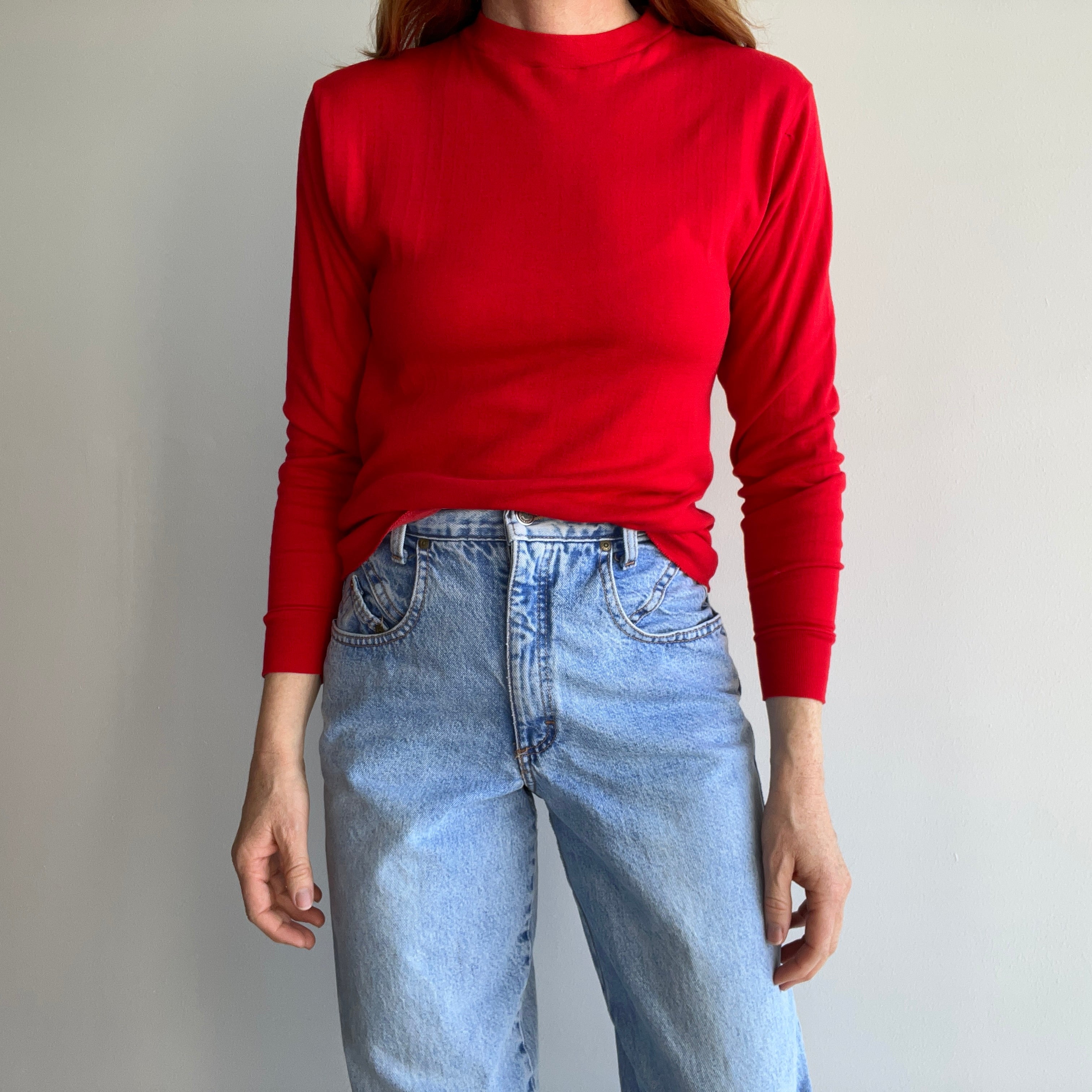 1970s Soft Red Thermal