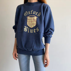 1980s University of Oxford Blues (Elite Oxford Athletes) Reverse Weave Sweatshirt