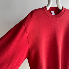 1980/90s Faded Blank Red Sweatshirt