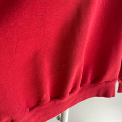 1980/90s Faded Blank Red Sweatshirt