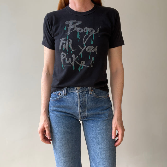 1990 Boogi Till You Puke T Shirt
