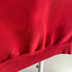 1980/90s Faded Blank Red Sweatshirt