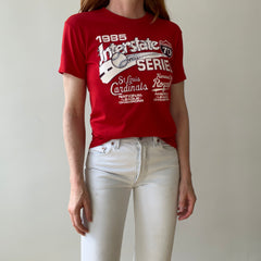 1985 Cardinals vs. Kansas City Royals - Interstate Series Baseball T-Shirt