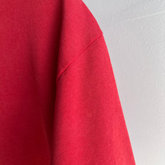 1980/90s Faded Blank Red Sweatshirt