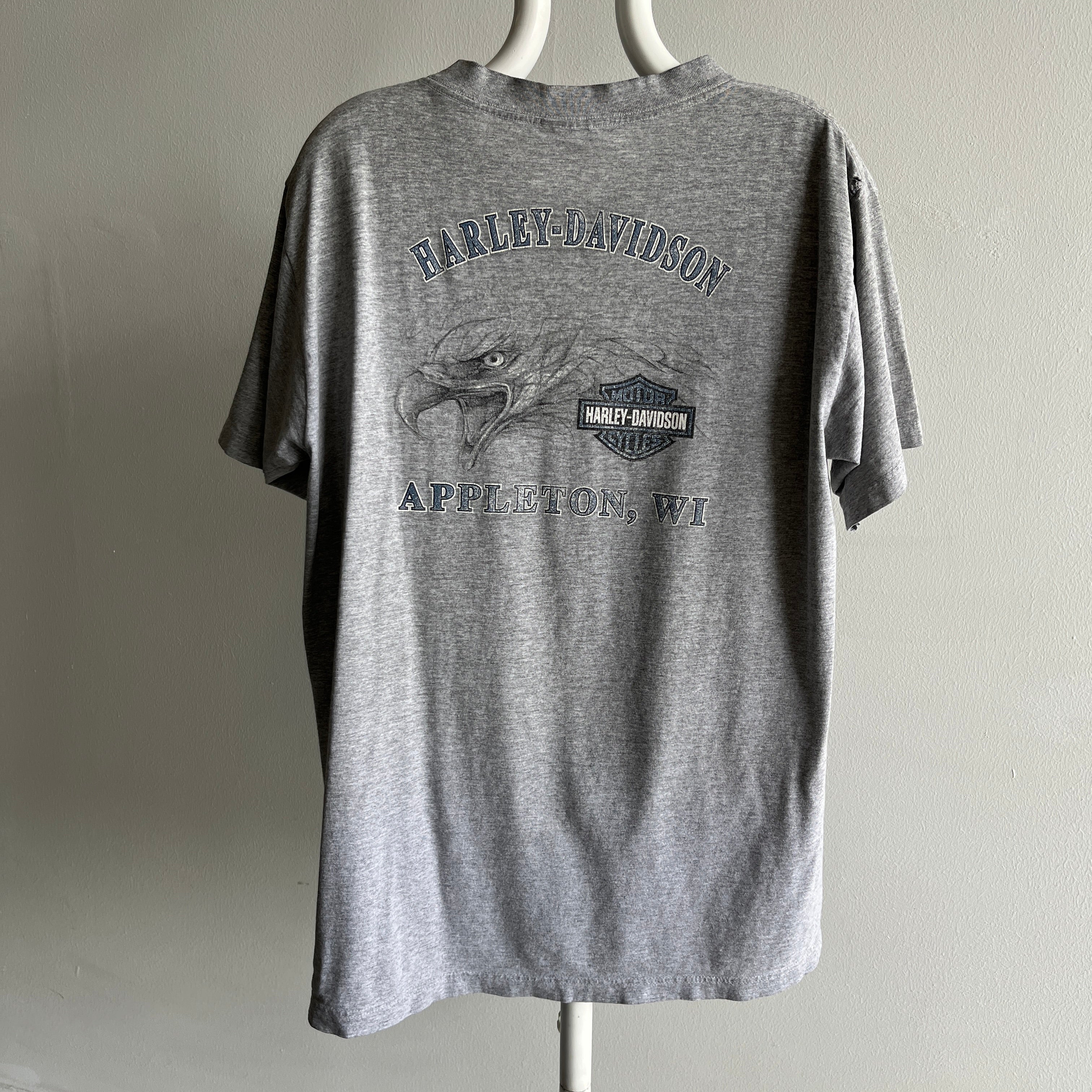 2005 Harley Davidson Front and Back T-Shirt - Soft and Worn