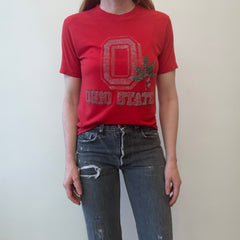 1980s Thinned Out Tattered and Torn The Ohio State Buckeye T-Shirt