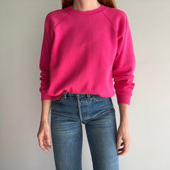 1980s Hot Pink Sweatshirt by Pannill