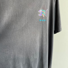 1990s Collectible Crazy Shirts Brand Maui Faded Cotton T-Shirt