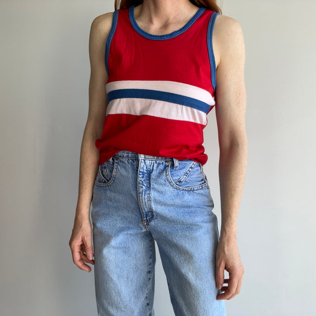 1970's Red, White, and Blue Tank Top