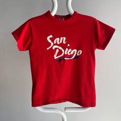 1980s San Diego Cotton Tourist T-Shirt with a Rolled Neck - Swoon