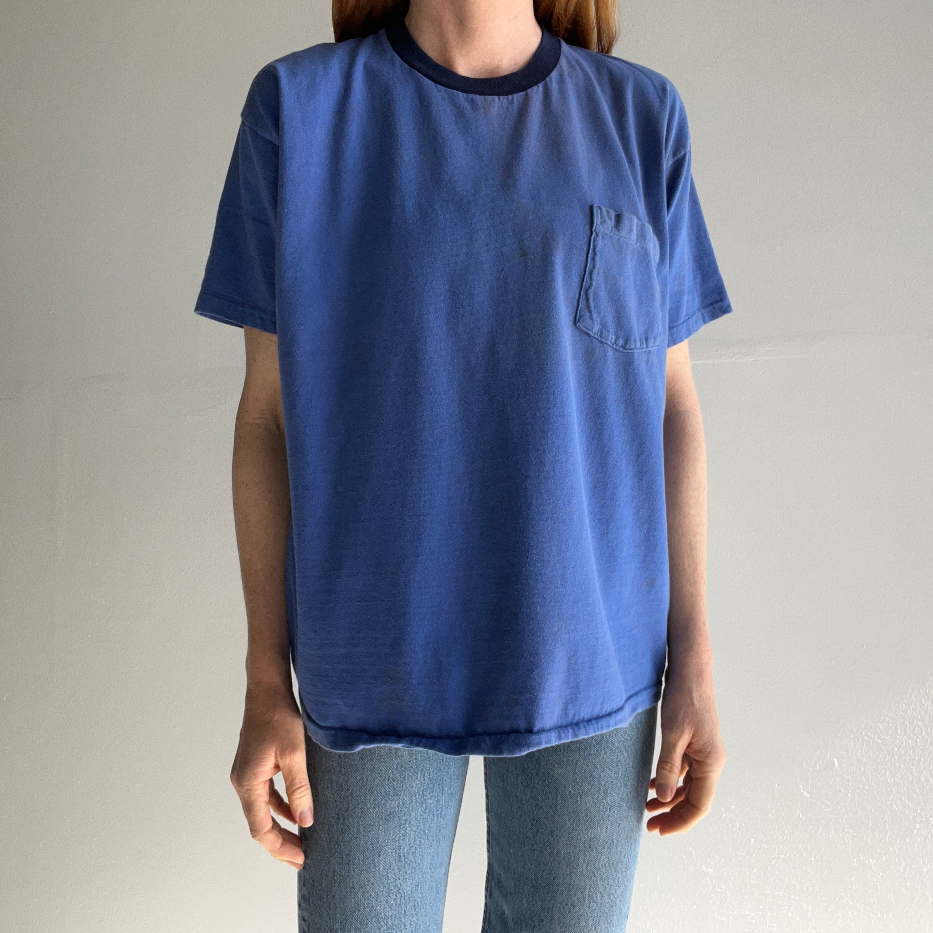 1990s USA Made Gap Cotton Pocket T-Shirt