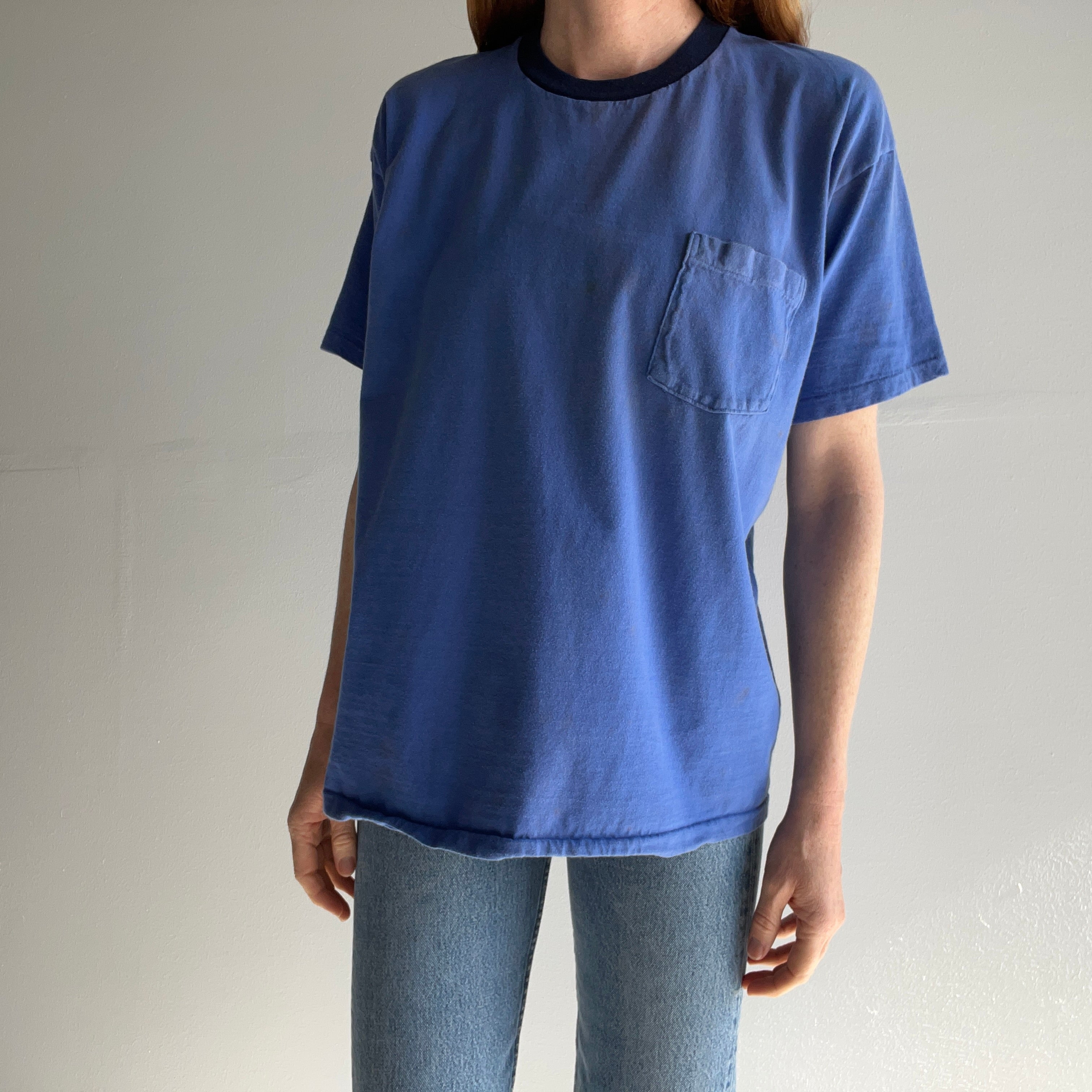 1990s USA Made Gap Cotton Pocket T-Shirt