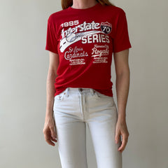 1985 Cardinals vs. Kansas City Royals - Interstate Series Baseball T-Shirt