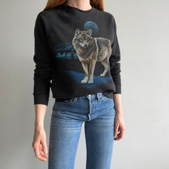 1987 Cut Neck Wolf Sweatshirt - WOW