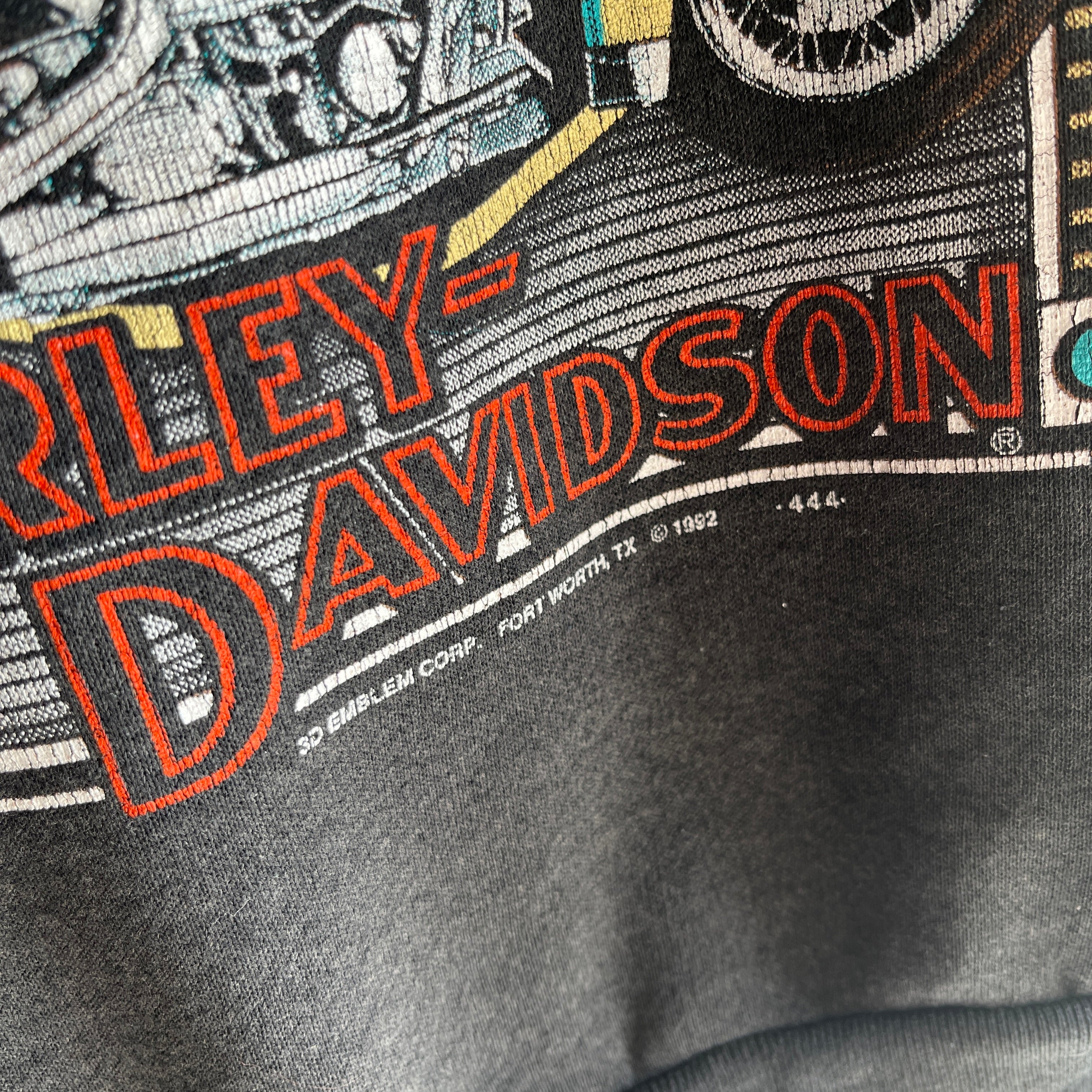 1992 Harley Cut Sleeve Sweatshirt