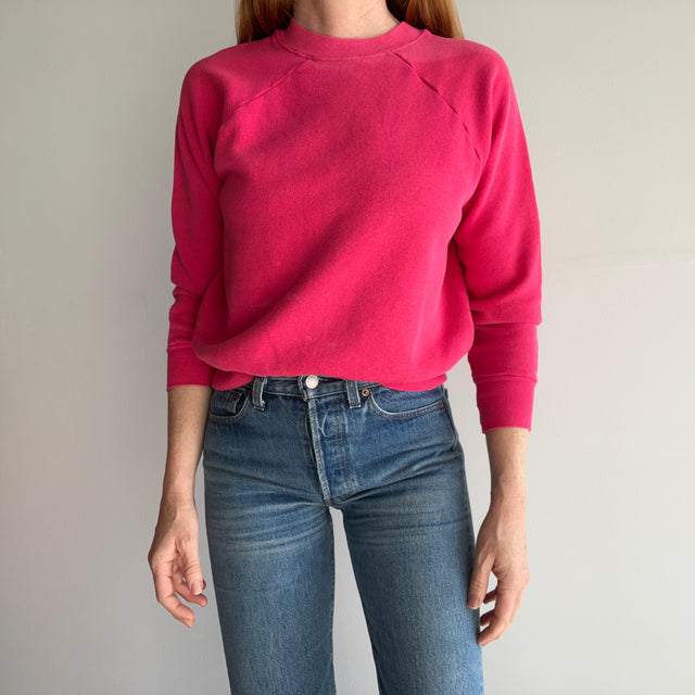 1980s Barbie Pink Raglan - 19" Length (Swoon)