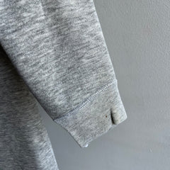 1980s Aged Blank Gray Raglan Sweatshirt by Chalk Line