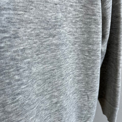 1980s Aged Blank Gray Raglan Sweatshirt by Chalk Line