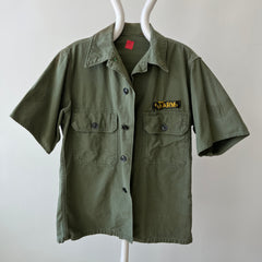1964 Cut Short Sleeve OG-107 US Army Shirt - 