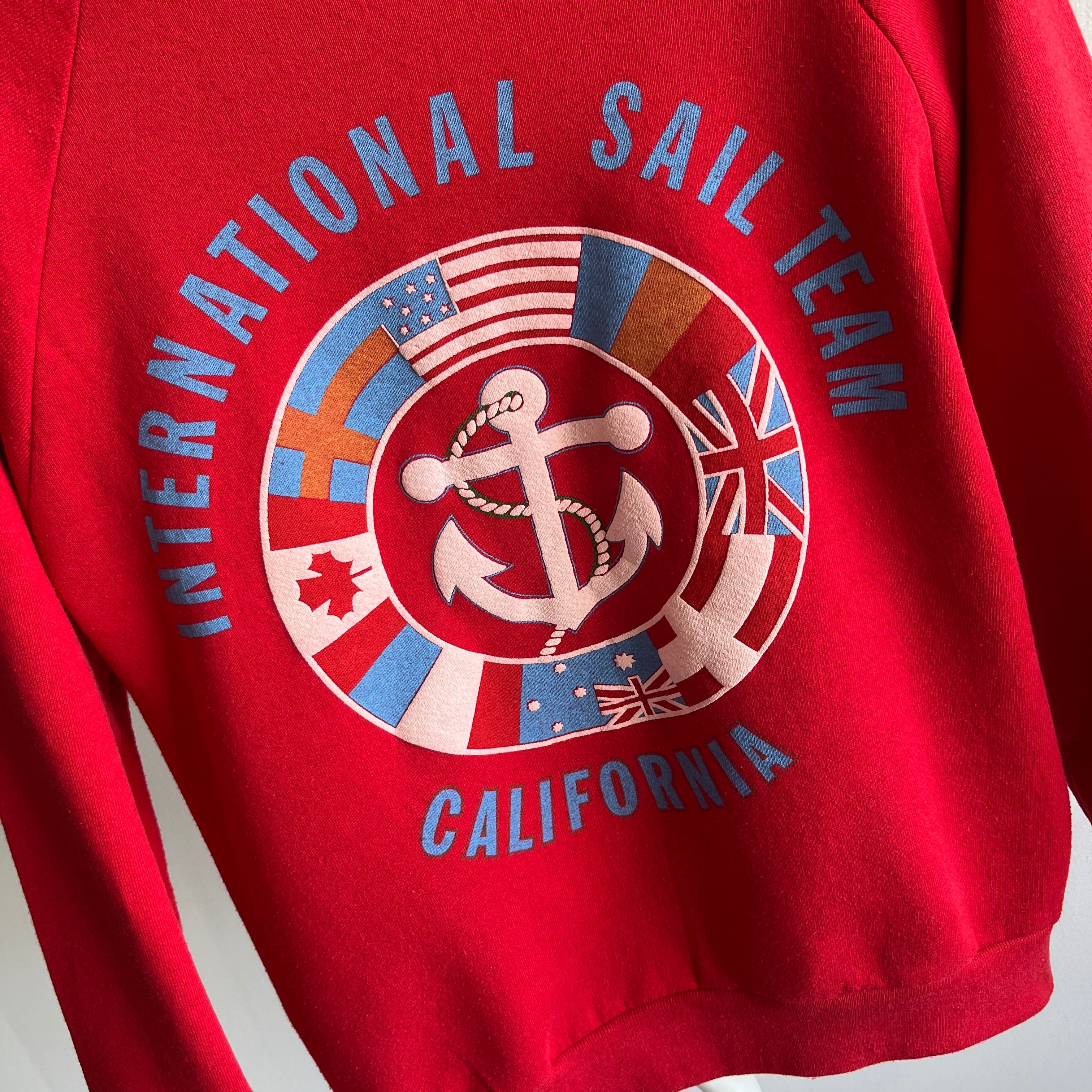 1980s International Sail Team California Sweatshirt
